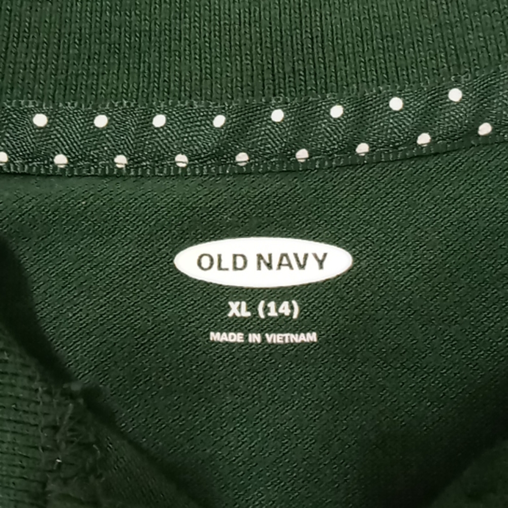 Viridian Old Navy School Shirt